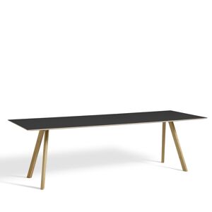 HAY CPH30 Table - 250x90cm - Sort Linolium