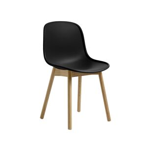 4 stk. HAY Neu 13 Chair - Eg Sæbe - Soft Black - DEMO.