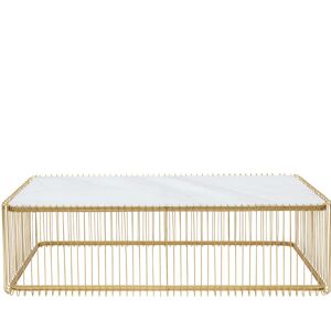 Kare Design Wire sofabord - brass - 145x70