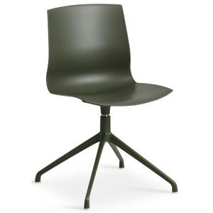 Liv - Spisebordsstol med Olivengrøn drejestel - Olivengrøn