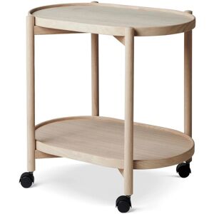 Thomsen Furniture - James Rullebord Ubehandlet eg 60x40 cm med Hjul