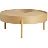 Woud Arc Coffee Table Ø: 89 cm - Oiled Oak