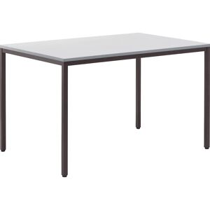 eurokraft basic Mesa multiusos, H x A x P 720 x 1200 x 800 mm, tablero gris luminoso, armazón pardo grisáceo