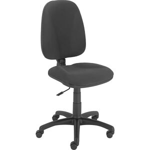 eurokraft basic Silla giratoria de oficina JUPITER, mecanismo de contacto permanente, tapizado antracita