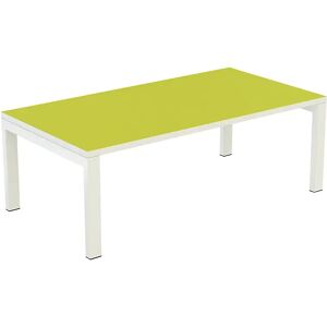 Paperflow Mesa auxiliar easyDesk®, H x A x P 400 x 1140 x 600 mm, verde