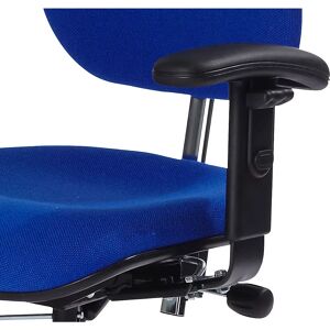 kaiserkraft Brazos, 1 par, para silla giratoria de trabajo SOLID, COMFORT, negros