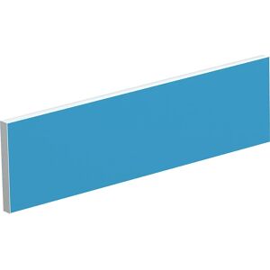 kaiserkraft Pared separadora sobre la mesa para escritorios de equipos, anchura 1200 mm, tapizado azul