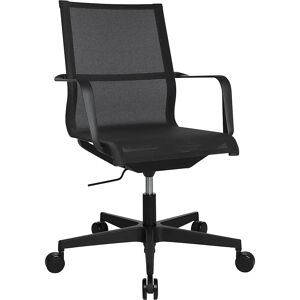 Topstar Silla giratoria de oficina SITNESS LIFE 40, con brazos y articulación SITNESS, negro