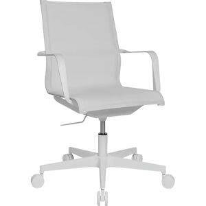 Topstar Silla giratoria de oficina SITNESS LIFE 40, con brazos y articulación SITNESS, blanco