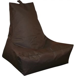 kaiserkraft Saco-asiento LOUNGE, H x A x P 900 x 1000 x 800 mm, marrón oscuro