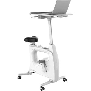 kaiserkraft Bicicleta de escritorio FLEXISPOT, con mesa, blanco