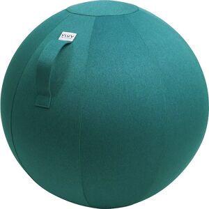 VLUV Balón asiento LEIV, funda de tela con aspecto de lona, 600 - 650 mm, petróleo