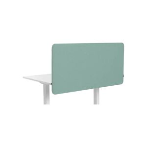 kaiserkraft Pared separadora acústica para mesa Softline Salsa, suspendida hacia abajo, H x A 650 x 600 mm, textil, verde