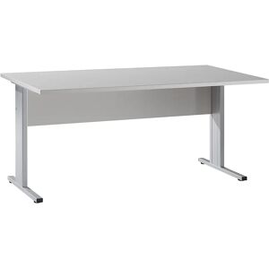 kaiserkraft PETRA - Escritorio, H x A x P 720 x 1600 x 800 mm, gris luminoso