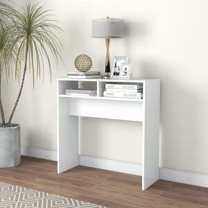 vidaXL Mesa Consola De Aglomerado Blanco 78x30x80 Cm