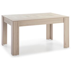 HOMN Mesa de comedor fija shamal 140 cm largo 90 cm ancho 76 cm alto