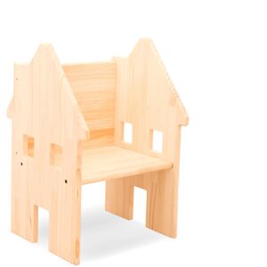 RNT by Really Nice Things Silla de pino macizo de color madera natural casa Montessori.