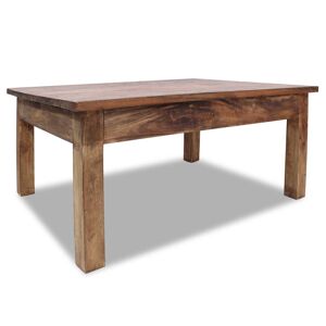 vidaXL Mesa de centro madera maciza reciclada 98x73x45 cm