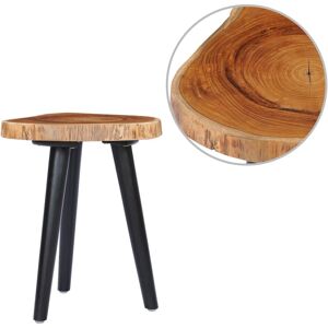 vidaXL Mesa de centro de madera de teca maciza 40x45 cm