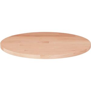 vidaXL Superficie de mesa redonda madera de roble sin tratar Ø30x1,5cm