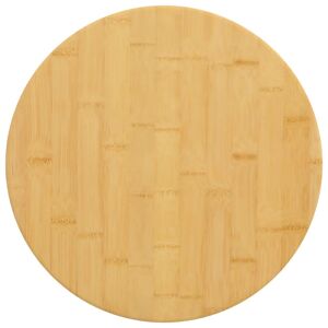 vidaXL Tablero de mesa de bambú Ø40x2,5 cm