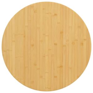 vidaXL Tablero de mesa de bambú Ø90x4 cm