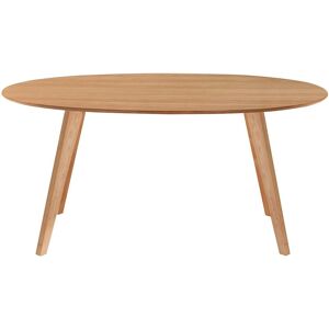 Miliboo Mesa de comedor diseño escandinavo oval roble L160 MARIK