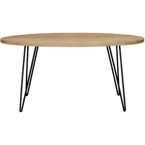 Miliboo Mesa de comedor oval en mango macizo L160 x l90 cm VIBES