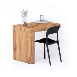 Mobili Fiver Escritorio Evolution 90x60, Madera Rustica con una pata