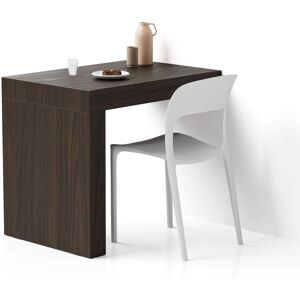 Mobili Fiver Mesa de comedor Evolution 90x60, nogal americano con una pata