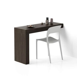 Mobili Fiver Mesa de comedor Evolution 120x40, nogal americano con una pata