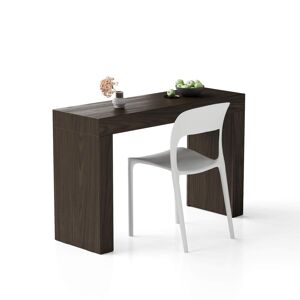 Mobili Fiver Mesa de comedor Evolution 120x40, nogal americano con dos patas