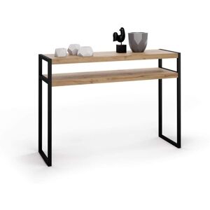 Mobili Fiver Mesa consola Luxury, color Madera rústica