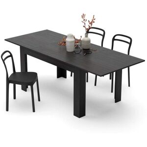 Mobili Fiver Mesa de cocina extensible Easy, 140(220)x90 cm, color Madera negra