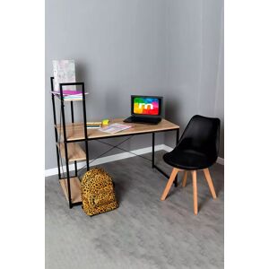 RegalosMiguel Conjunto Escritorio Kecil y Silla Synk Basic - Negro