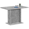 Fmd Mesa De Comedor Gris Hormigón 110 Cm