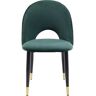 Kare Design Silla iris velvet verde