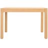 Kenay Home Mesa de comedor dm chapado en roble natural 76,5 cm x 120 cm