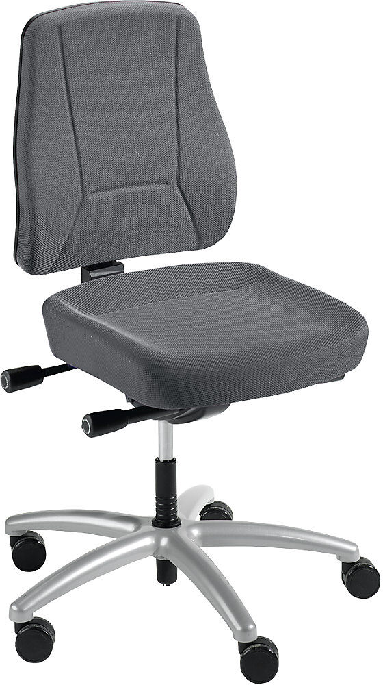 Prosedia Silla giratoria de oficina YOUNICO PRO, altura del respaldo 540 mm, gris