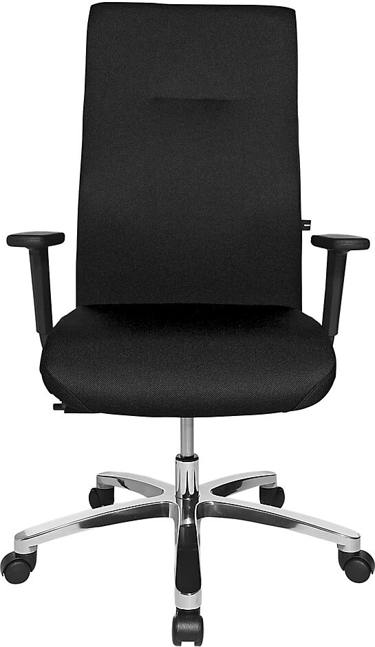 Topstar Silla giratoria ergonómica BIGSTAR20, mecanismo sincrónico por puntos, carga máx. 150 kg, negra