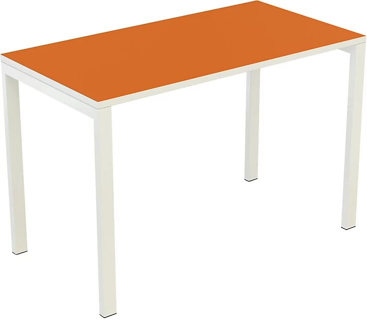 Paperflow Escritorio compacto easyDesk®, H x A x P 750 x 1140 x 600 mm, naranja