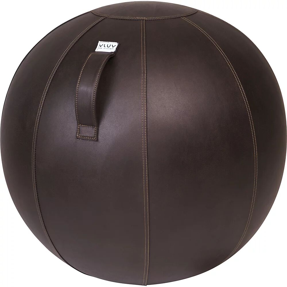 VLUV Balón asiento VEEL, cuero de microfibra, 700 - 750 mm, moca