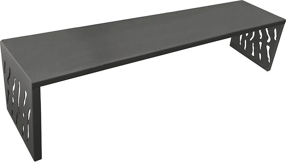 PROCITY Banco VENEDIG, profundidad de asiento 450 mm, gris antracita