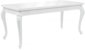 vidaXL Mesa De Comedor Blanco Brillante 179x89x81 Cm