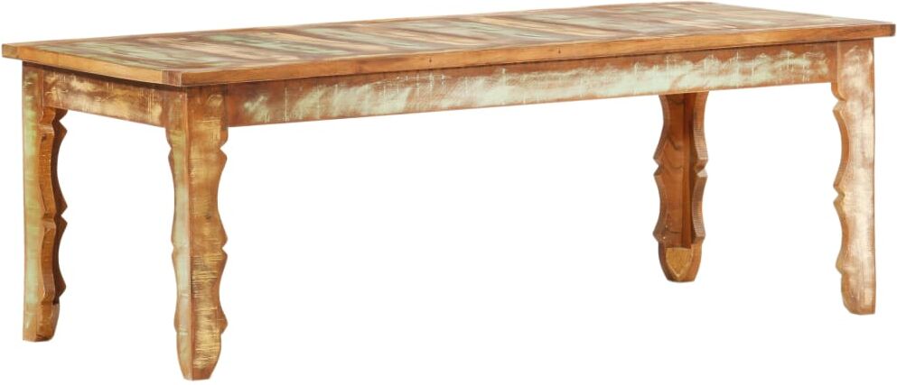 vidaXL Mesa de centro de madera maciza reciclada 110x50x40 cm