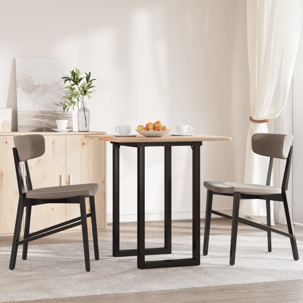 vidaXL Patas de mesa de comedor estructura O hierro fundido 60x50x73cm