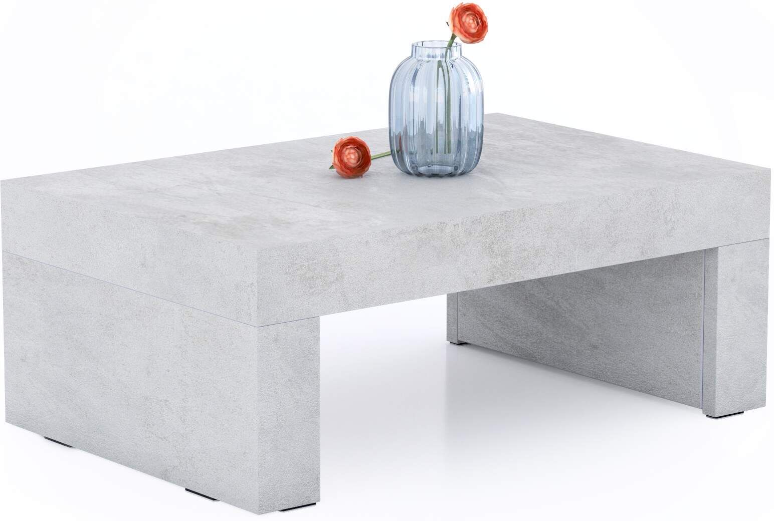 Mobili Fiver Mesa de centro Evolution 90x60, gris cemento