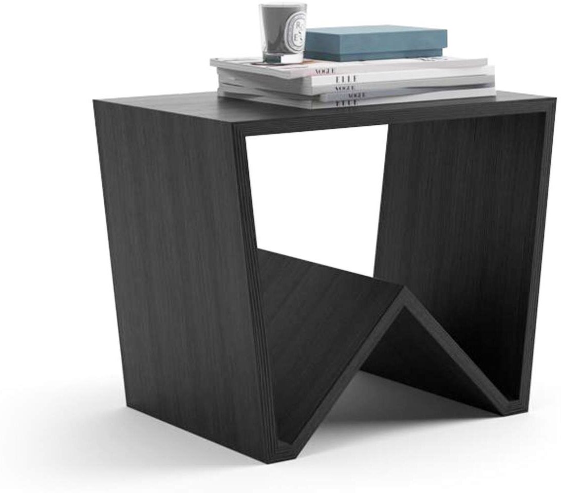 Mobili Fiver Mesa de centro Emma, color Madera negra