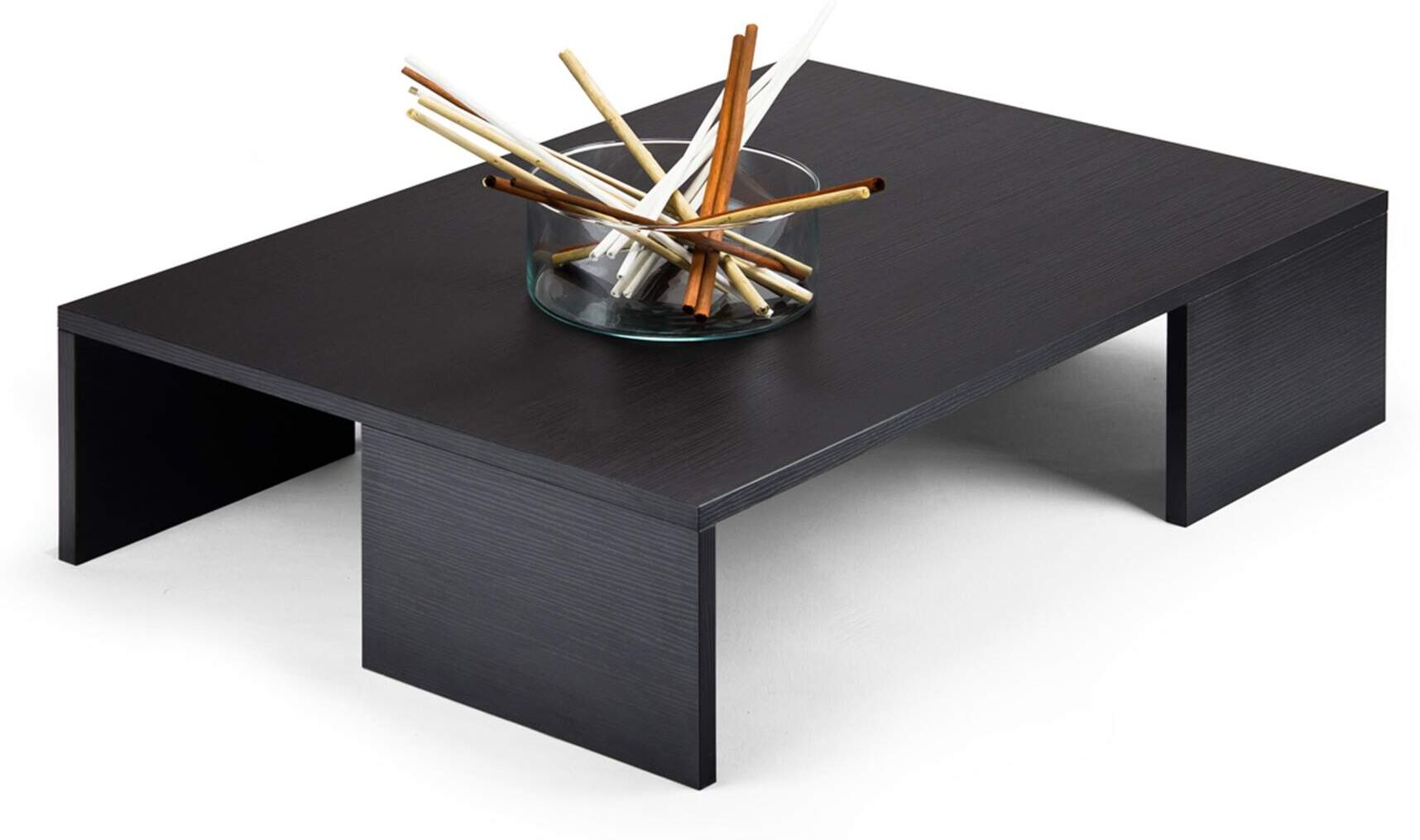 Mobili Fiver Mesa de centro Rachele, color Madera negra