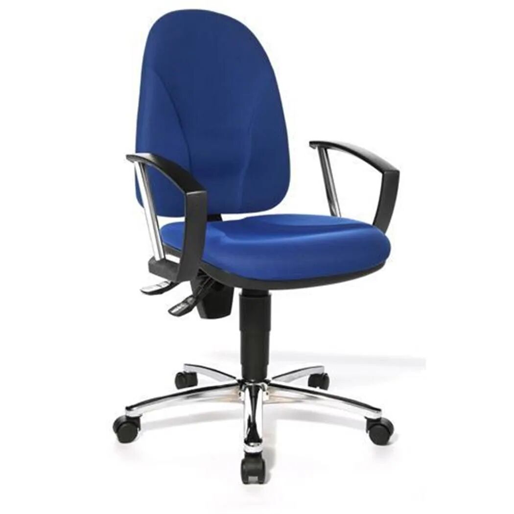 Hjh Silla Ergonómica POINT 20, Homologada para 8 horas, Elegantes  Brazos, en Azul